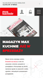 Mobile Screenshot of maxkuchnie.pl